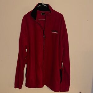 ESPN The Magazine XL Y2K Red Fleece Jacket